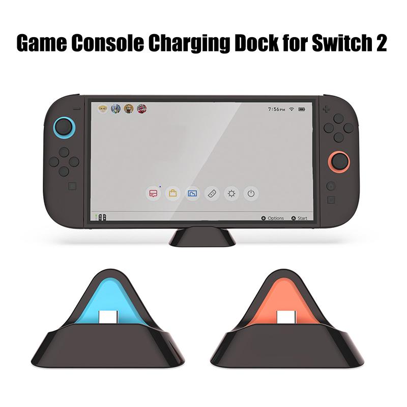 Портативный держатель для зарядной док-станции для Switch 2/Switch/Switch Oled с портом Type C, подставка-кронштейн для игровой консоли для Switch Lite