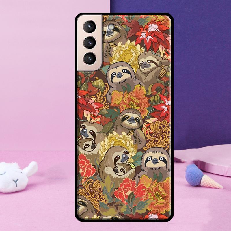 Чехол для телефона с ленивцем, милое животное, для Samsung Galaxy S25 S24 Ultra S9 S10 S20 S21 S22 Plus S23 FE S24 FE