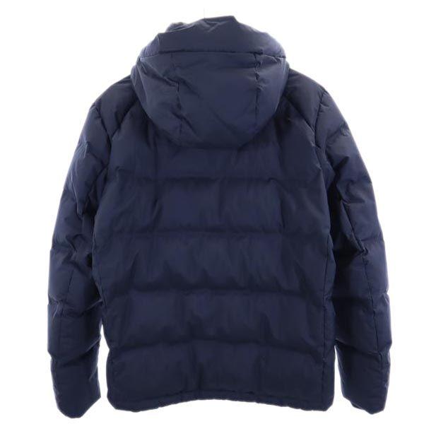 Uniqlo Бесшовная пуховая куртка M Темно-синяя Мужская Б/У