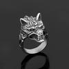 Nordic Viking Odin Celtic Wolf Stainless Steel Ring Titanium Steel Ring Men's Jewelry