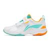 Li Ning All-Around King V Junior Прочные дышащие кроссовки для бадминтона Детские кроссовки Белые зеленые AYTT010-1