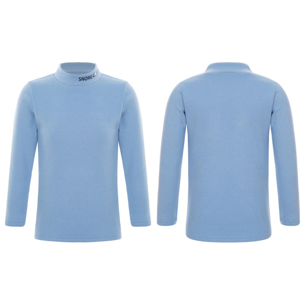 Детское теплое термобелье для мальчиков и девочек, топ унисекс, детская рубашка с воротником с надписью и длинными рукавами, одежда для дома