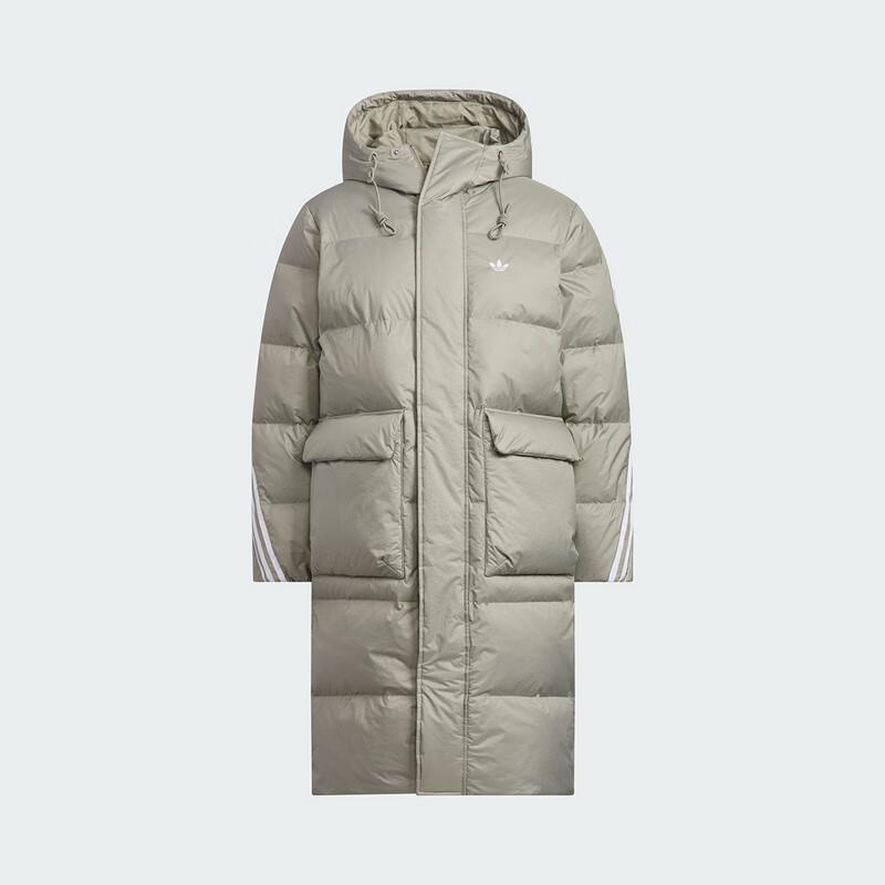 Adidas Originals 3S LONG DOWN U Unisex Long Down Jacket