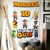 Stumble Guys Sprint Wall Hanging Printed Fabric Blanket Decorative Tapestries for Bedroom Living Room Home Decor