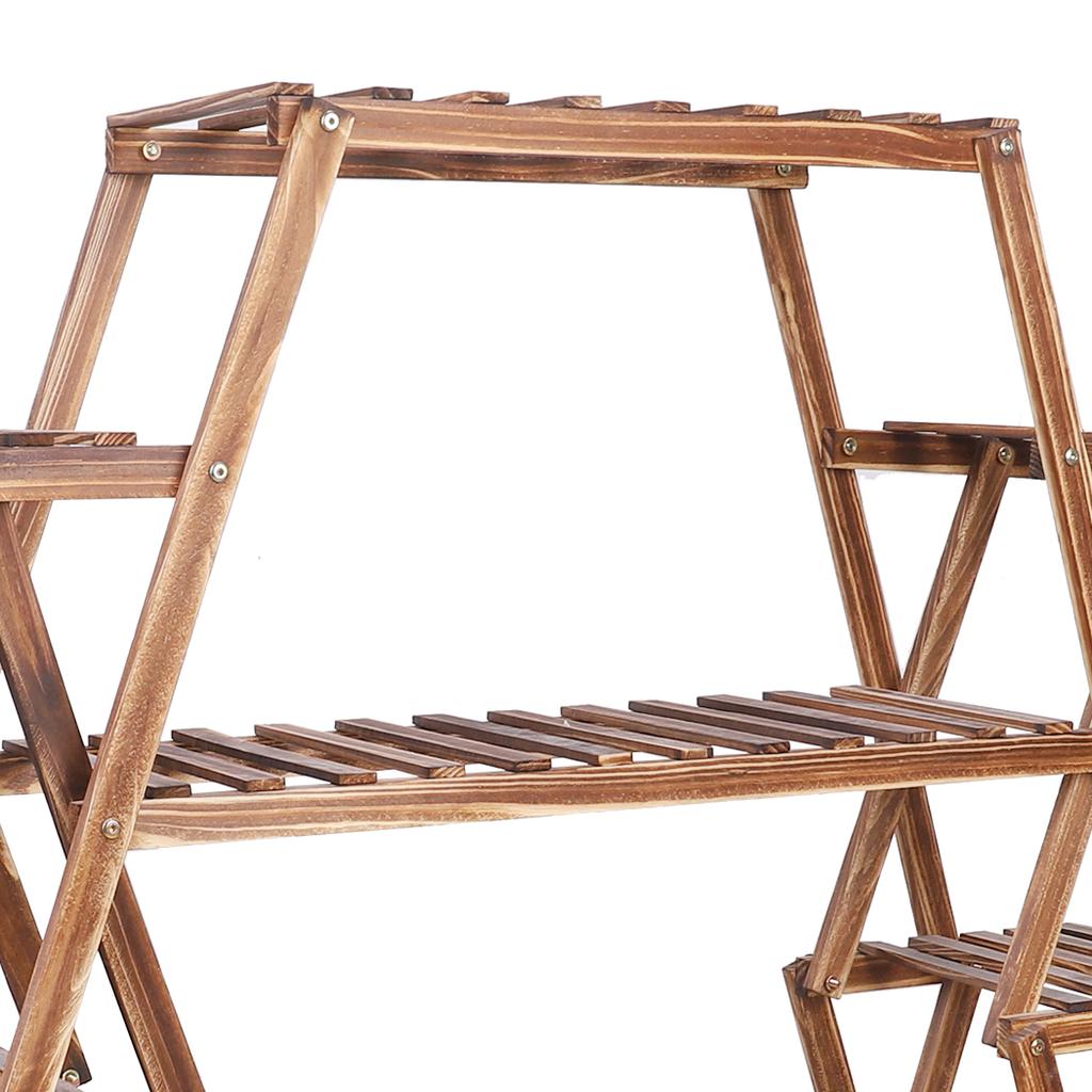 Solid Wood Plant Stand Multifunctional Flower Pot Holder