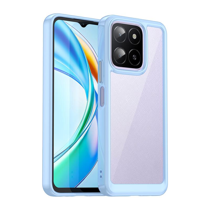 Прозрачный цветной чехол из ТПУ для Honor X5b Plus X8b X6b 5G X7c Защитная крышка Прозрачная накладка Fundas Coque Capa