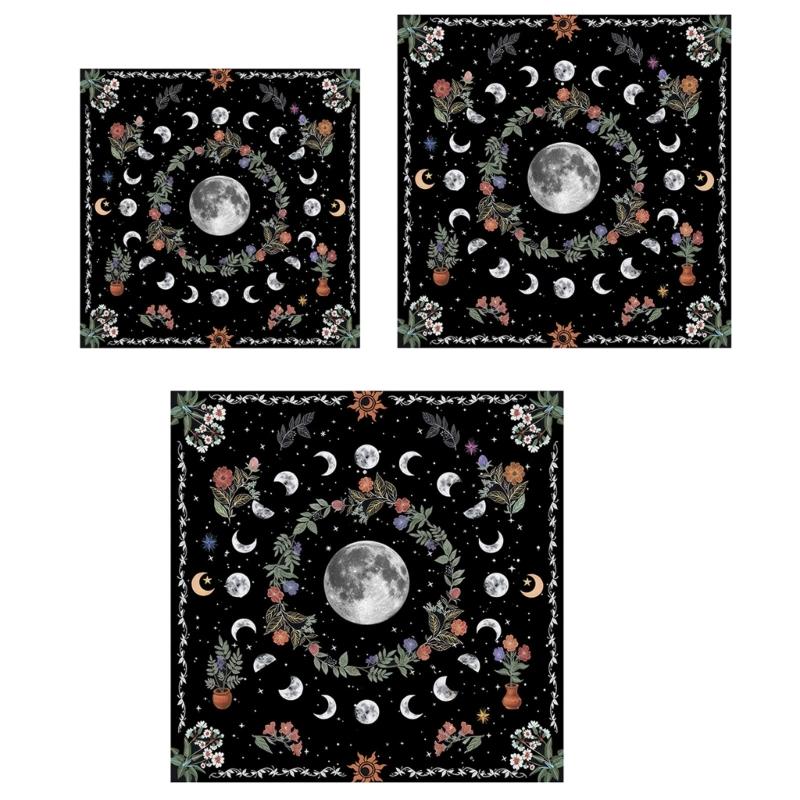 Коврик для настольной игры Астрологические оракулы Настольная скатерть Коврик для карт Гадания Скатерть