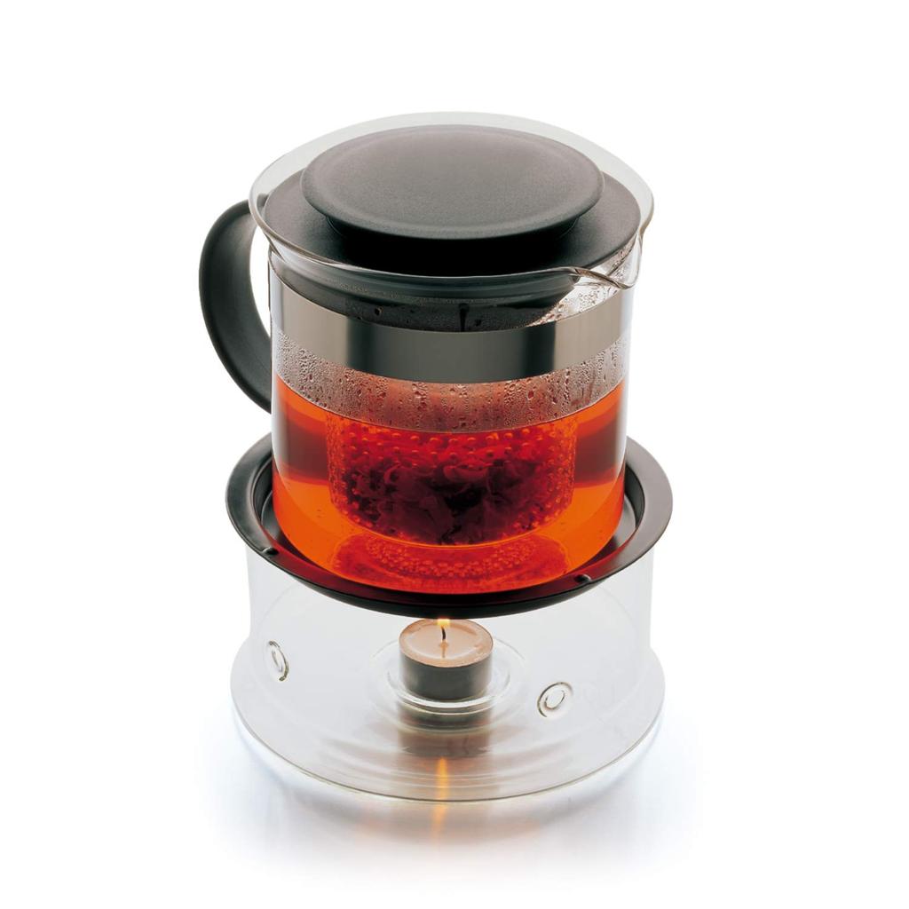 BODUM Bistro Nouveau Teapot, 1000ml, Tea Maker, Black Tea, Green Tea, Chinese Tea, Herbal Tea, Fruit Tea, Plastic Filter, Glass Beaker, Dishwasher