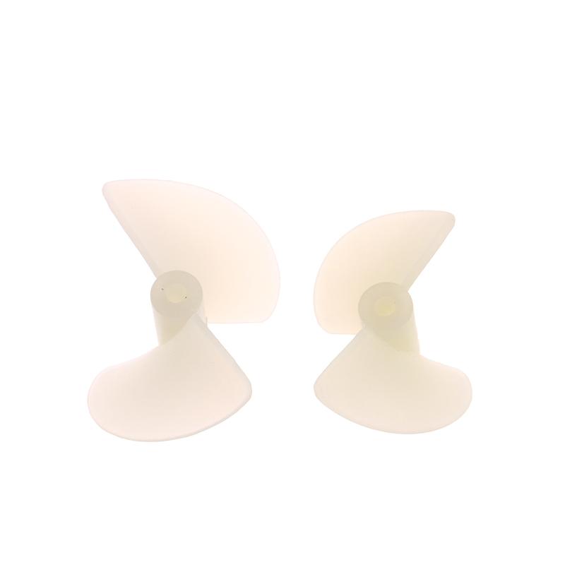 2 пары D22Mm/26Mm Cw/Ccw электрические нейлоновые винты для винтов Diy белые двухлепестковые винты для моделей радиоуправляемых лодок вал 2 мм