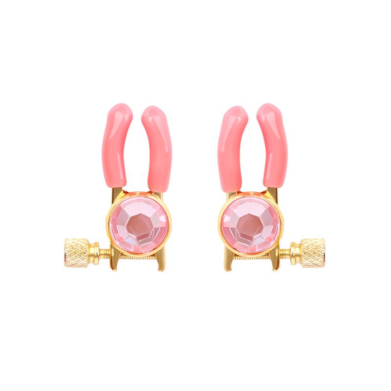 2 PCS Fashion Bell Metal Nipple Clamps Breast Clip Clitoris Flirting Bondage Nipple Breast Sex Toys For Women BDSM