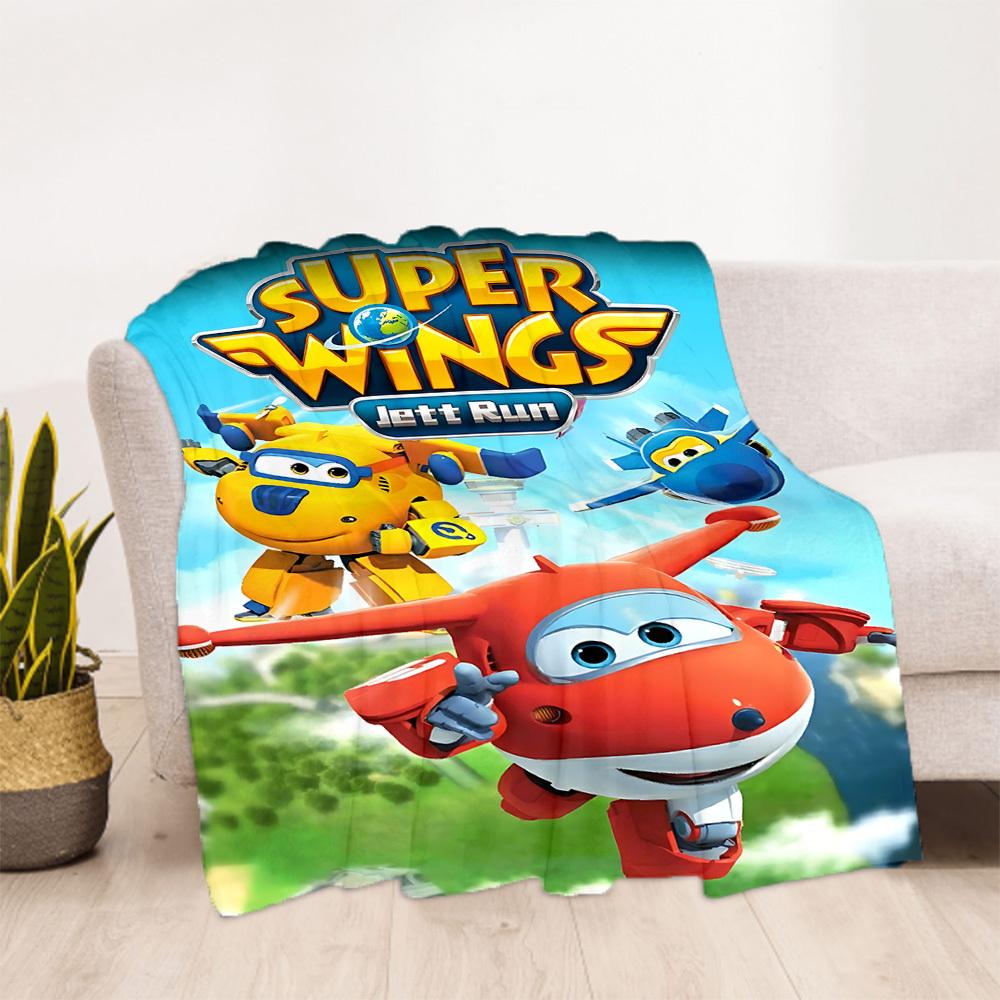 1 шт. Плед Super Wings для улицы, легкий, из фланели, мягкий и теплый, для использования в любое время года, для дивана, улицы, кемпинга, гостиной 025