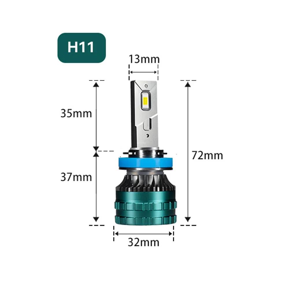 1 шт. 300 Вт Canbus Автомобильная светодиодная фара H4 LED H7 LED H8 H9 H11 H1 9005 HB3 9006 HB4 880 881 H13 9007 H16 5202 Автомобильная светодиодная лампа Противотуманная фара