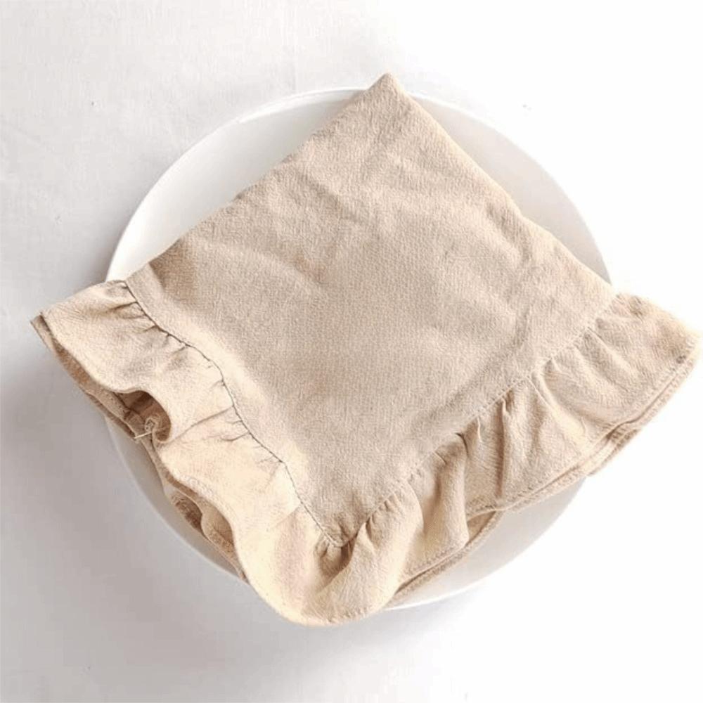 Cotton Afternoon Tea Tableware Mat French-style Table Napkin Ruffled Edge Place Mat  Photography