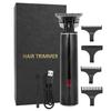 Electric Trimmer Hair Clippers Waterproof Household LCD Display Home Hair CutterBlack