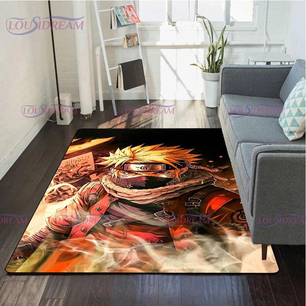 Креативный ковер с принтом N-Naruto, коврик для йоги, нескользящий ковер, коврик для ванной, напольный коврик, коврик для гостиной, подарок на день рождения