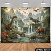 2D фон для фотосъемки «Юрский динозавр в джунглях»