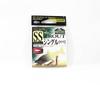 Sasame N-308 Trout Spoon Assist Single Hook Black SS , Size 6 (5463)
