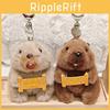 Marmota Plush Keychain With Voice Function For Backpack Decor And Gift
