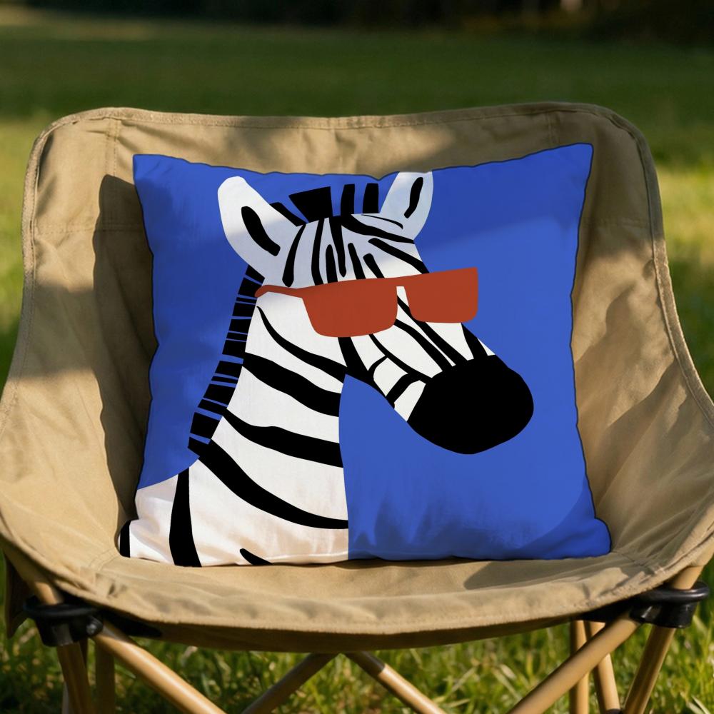 Cartoon Animal Cute Cushion Cover Soft Reversible  Durable Pillow Cover  MultiScene Use for Home  Car Daily Comfort