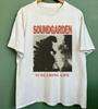Винтажная футболка Soundgarden с кричащей жизнью Подарок для фанатов Белая S-5XL SN031 Унисекс Футболка