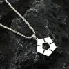 Anime BLUE LOCK Necklace Women Soccer Sign Necklaces Woman Fashion Creative Couples Chain Stainless Silver Color Cosplay Collier