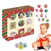 Ball Advent Calendar Christmas Ornaments Advent Calendar Vacation Countdown Toys Party Favor Holiday Countdown Boys Girls Sensor