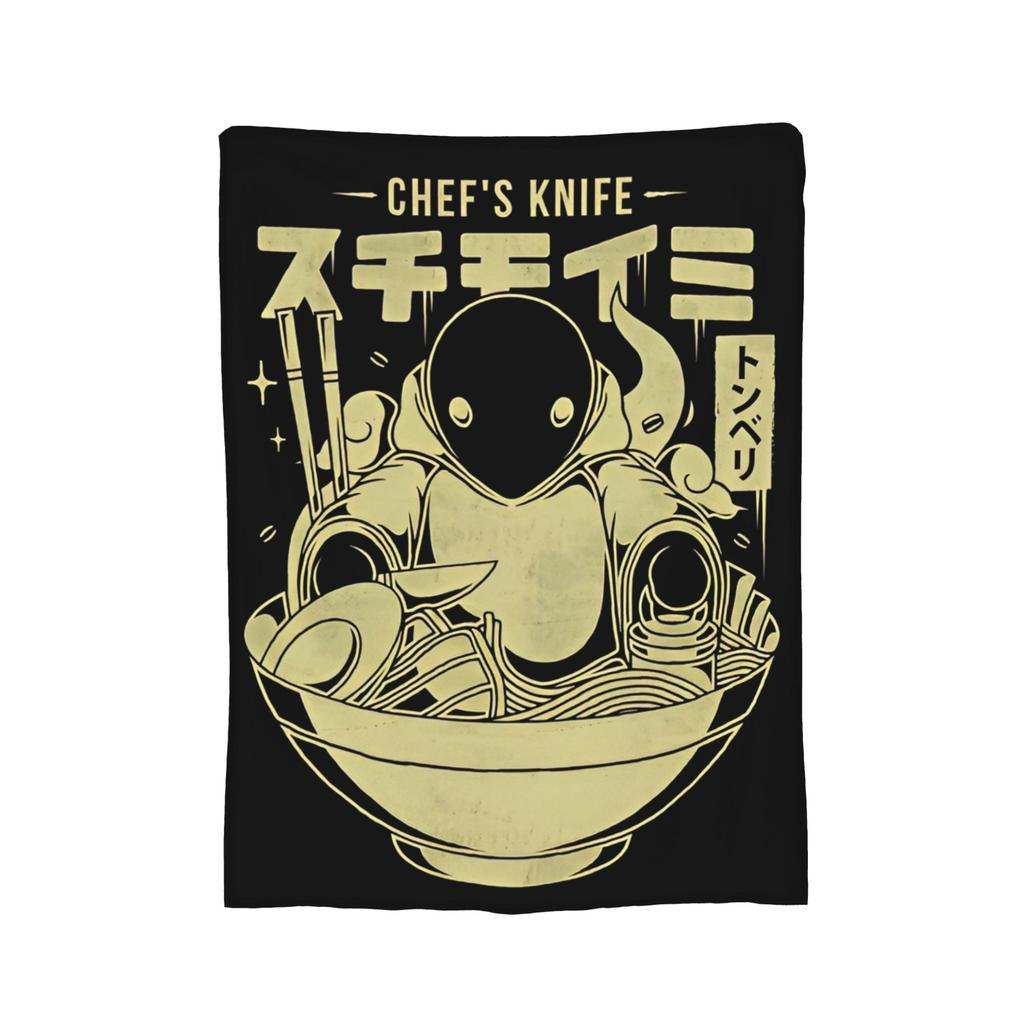 Фланелевое одеяло с изображением Fat Chocobo Ramen из Final Fantasy, Плед для дома 200x150 см, Кусок ковра,