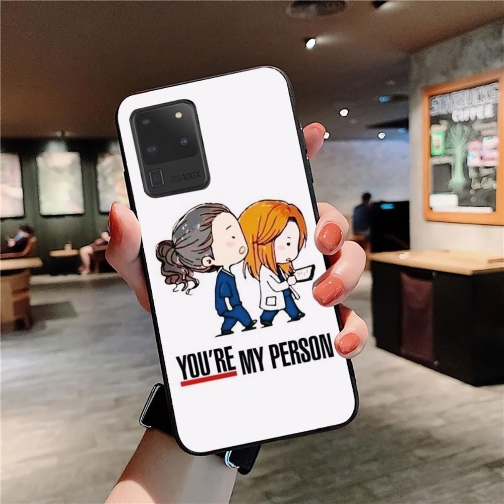 Grey Anatomy Phone Case For Samsung S 9 10 20 21 22 23 30 23plus lite Ultra FE S10lite Fundas