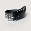 Studded Punk PU Belt Women Men Y2K Trendy Adjustable Waistband With Square Rivets Gothic Chic Accessory