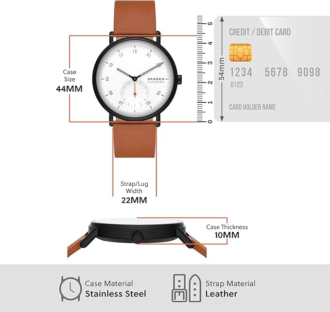 Часы SKW6889 Коричневые [Skagen] Мужские [предмет]