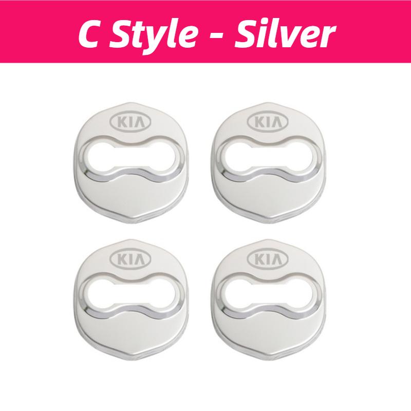 4PCS Car Door Lock Cover Logo Protection Stickers For KIA K3 K5 KX3 KX5 KX7 Sportage R Forte Carens Stinger Sorento Accessories xmwcj44