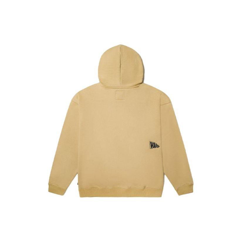 Vans Лоскутная вышитая буква логотипа Винтажная американская толстовка унисекс толстовка Терракота VN0002HBYUU