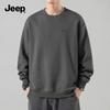 JEEP Men's Loose Fit Crewneck Long-Sleeve Sweatshirt