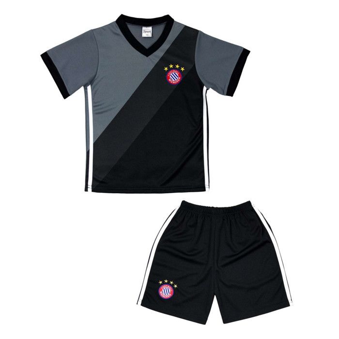 Ensemble de Football Enfant – Maillot et Short – Esprit Munich Noir - - Noir