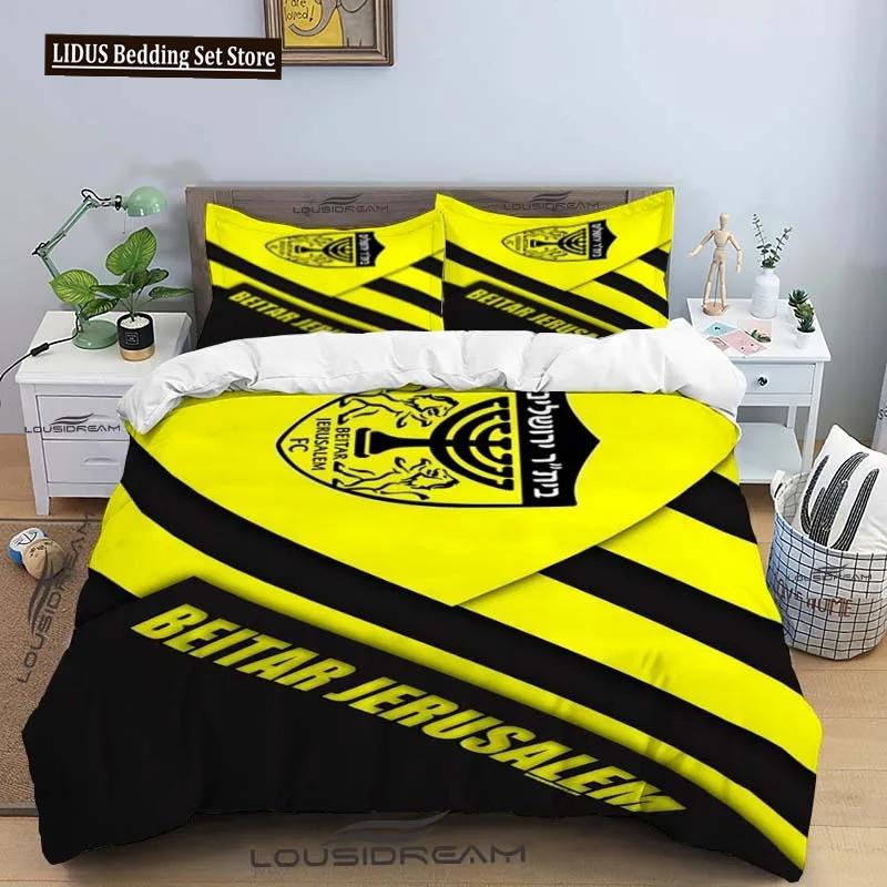Beitar Jerusalem Fc All Season Twin Постельное белье Комплект из 3 предметов Одеяло Покрывало Двуспальное Одеяло King Покрывало Домашний Текстиль