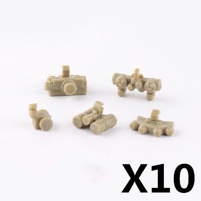 MOC Военные Фигурки Аксессуары Строительные Блоки Шлем Жилет Ночного Видения Наколенники Тактический Пояс Защитная Маска Игрушки Дети J068
