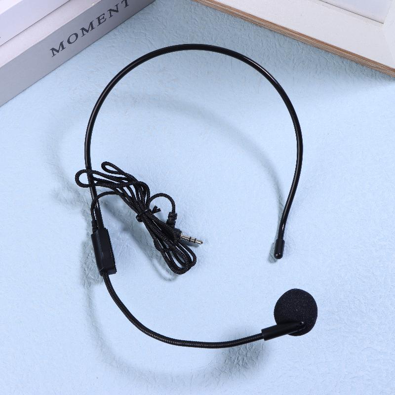1 шт. Проводной штекер 3,5 мм Головная гарнитура-микрофон для лекций и выступлений, портативная головная гарнитура-микрофон для обучения и совещаний
