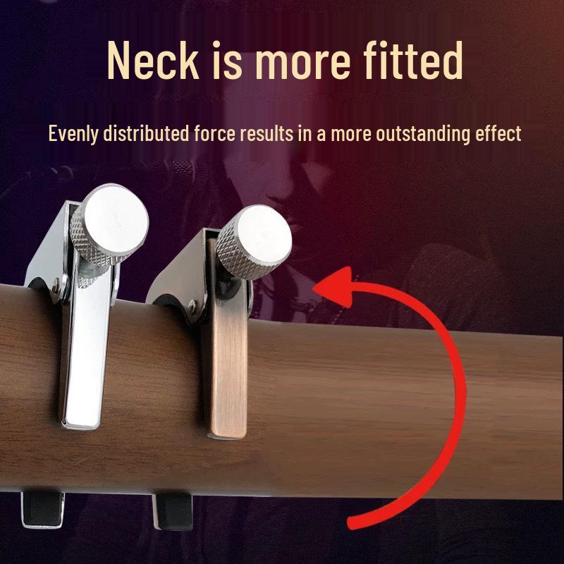 AROMA Капо для гитары AC-11 для акустических и электрогитар - Металлический капо-транспозер