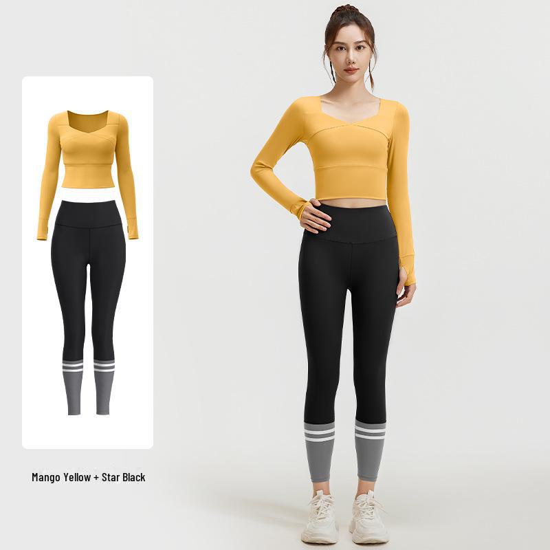 Juyitang Women's Stylish Yoga and Pilates Slim Fit Sports Suit