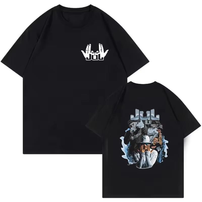 Maillot Jul Graphic T Shirt Oversized Unisex Women Streetwear Cotton High Quality Short Sleeve Harajuku Casual Female Male Clothing