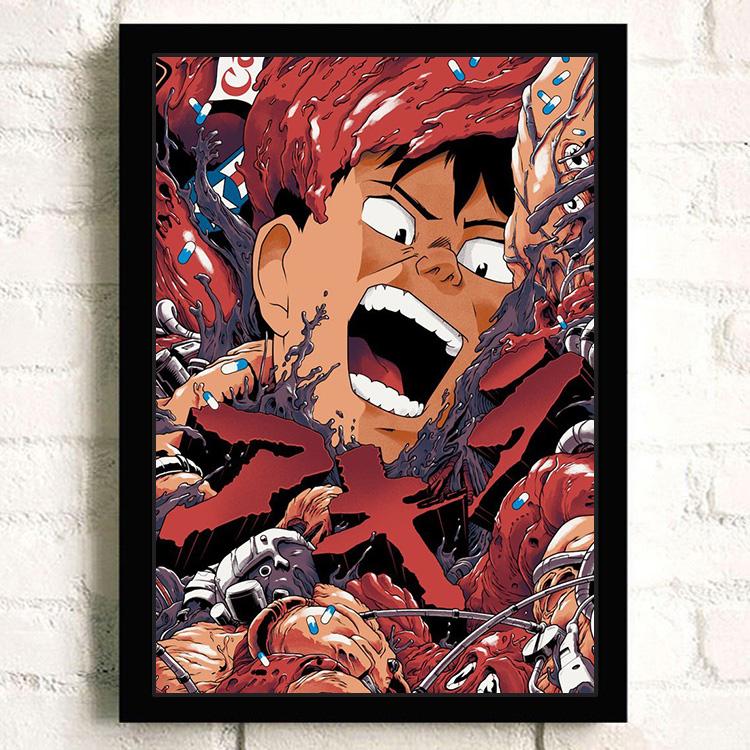 Japanese Anime AKIRA Poster and Print Room Decor Cartoon Character Picture Wall Art Canvas Painting Living Room Decor