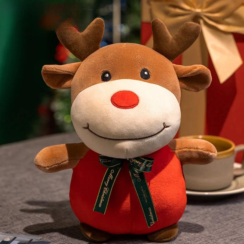 Трансграничная мягкая вечеринка Санта-Клаус куклы олень рождественские украшения плюшевые игрушки для детей