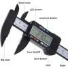 6 Inch Digital Electronic Carbon Fiber Vernier Calipers Gauge Micrometer Measuring Tool