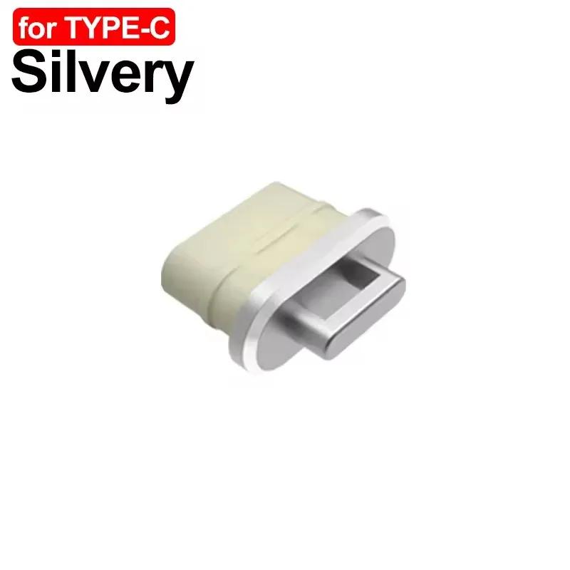 6/1Pcs Type C Charging Port Protector Stopper Cap Cover DIY Dust Plugs Pendant for iPhone 17 Samsung Anti-Dust Plug with Hole