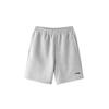 Li Ning Plain Embroidered Logo Knitted Sports Casual Shorts Men Shorts Light-Gray AKST637-2