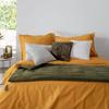 Edredon - Noname - 80 x 180 cm - Velours - Kaki - Toucher ultra doux