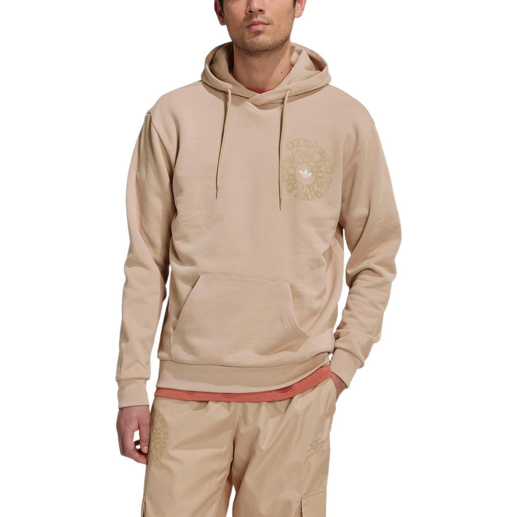 Adidas Графический Ozworld Hoodie Magic Beige Мужская уличная одежда HL9252