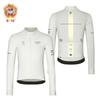 Mens Thermal Fleece Cycling Long Sleeve Jersey Winter Bike Riding Top Cold Weather Outdoor Sports