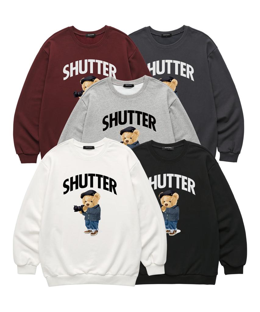 Толстовка с принтом медведя SHIRTER (Sls035) белый (Тип B)