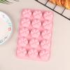 15 Holes Cat Dog Footprint Silicone Mold Diy Cake Molds Cookie Fondant Dog Cat Paw Pet Candy Cookie Jelly Ice Cube Mould